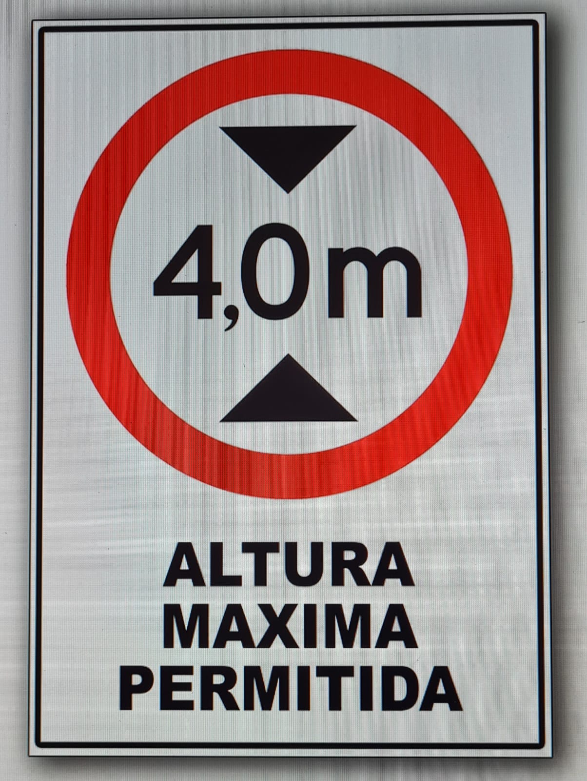 Placa de Regulamenta��o